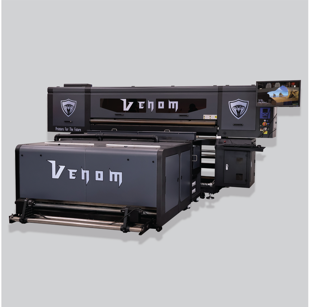 63" DTF 15-Head Venom Printer/Powder Shaker Dryer