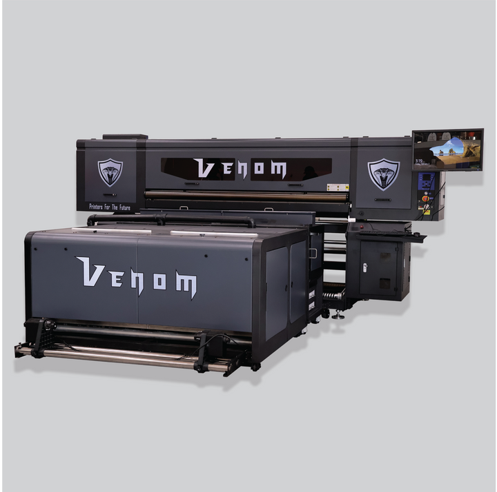 63" DTF 24-Head Venom Printer/Powder Shaker Dryer