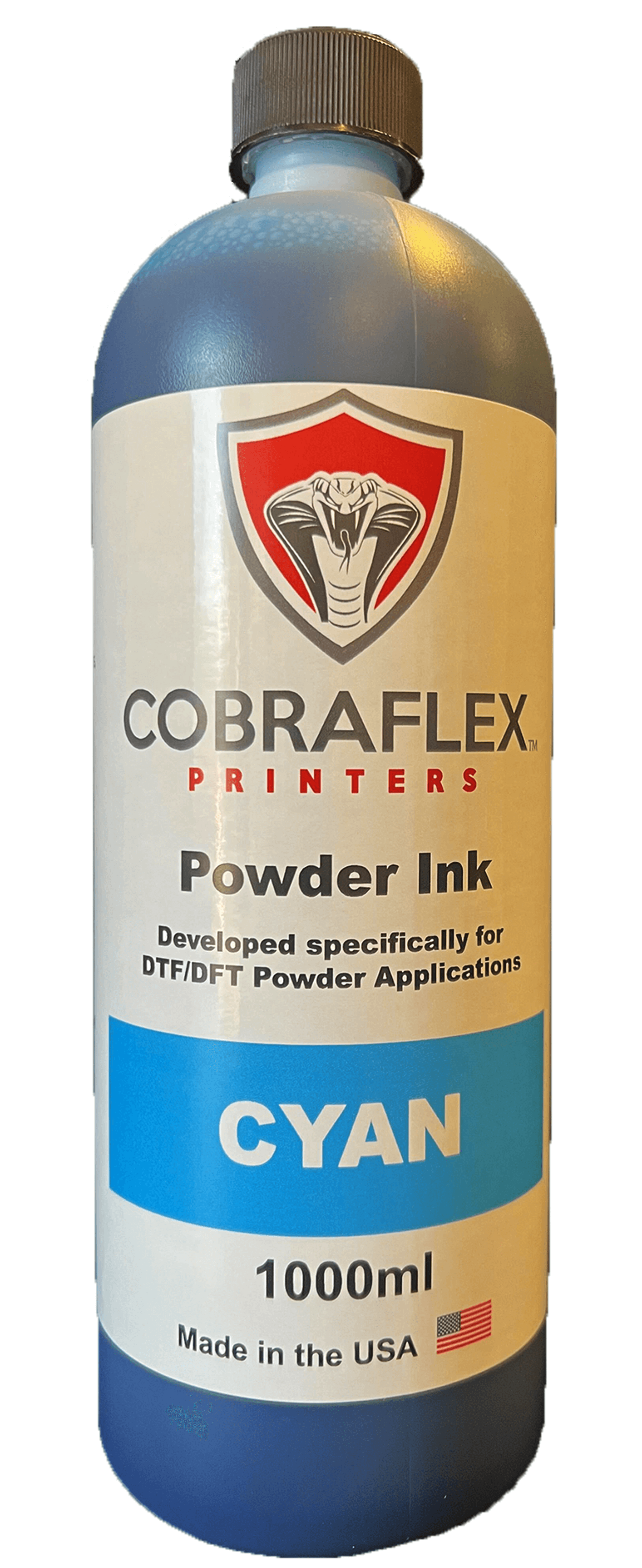 Cobraflex Cyan powder ink