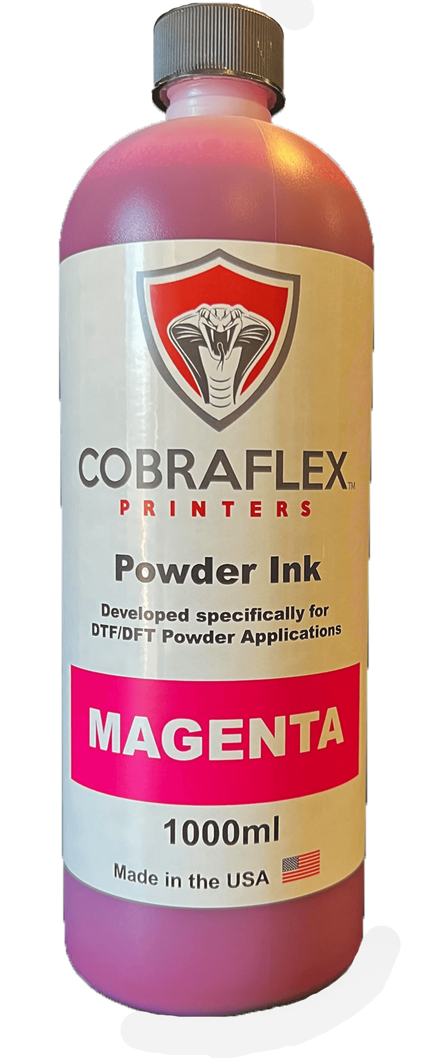 Cobraflex magenta powder ink