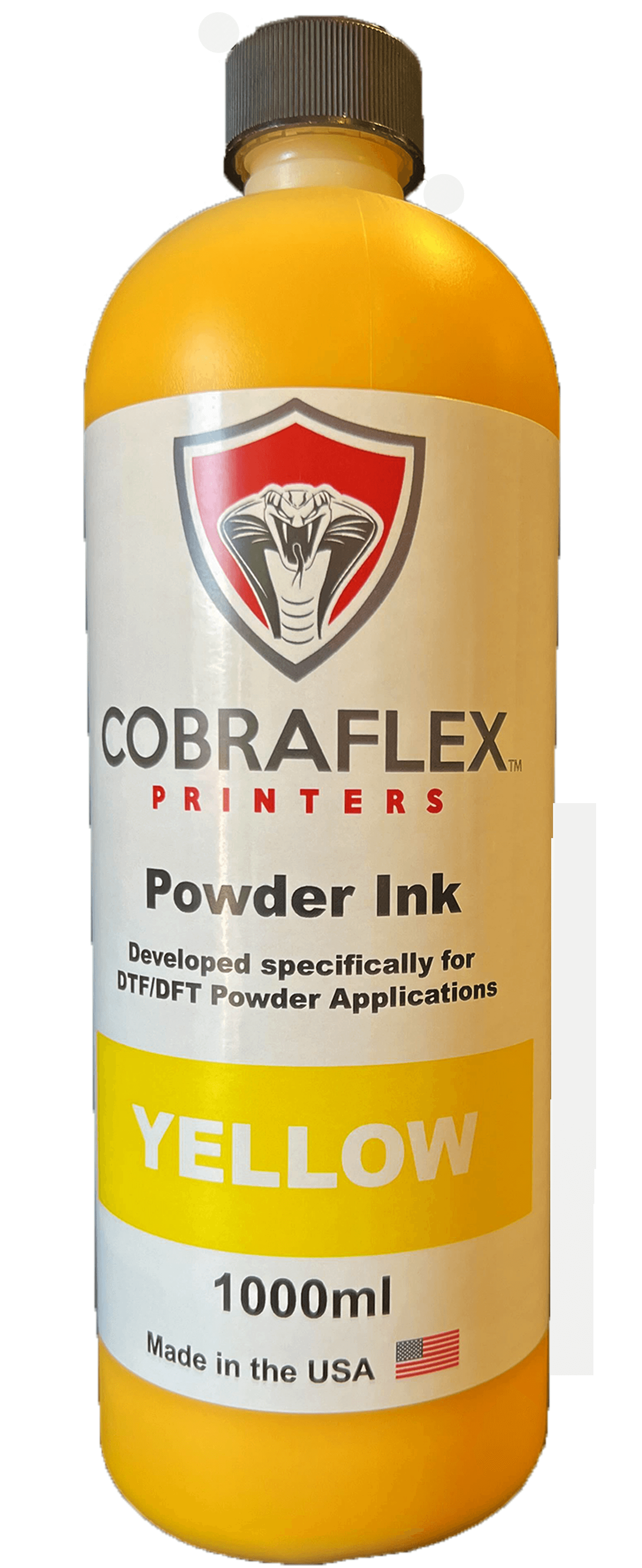 Cobraflex yellow powder ink